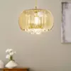 Image de Schuller Valencia Suspension LED Argos avec goutte de cristal Ø 22 cm
