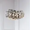 Image de Schuller Valencia Suspension LED Narisa 47 cm brillant chromé