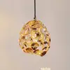 Image de Schuller Valencia Suspension LED Narisa Ø 18 cm doré rosé/brune