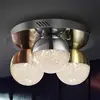 Image de Schuller Valencia Plafonnier LED Sphere, multicolore, à 3 lampes