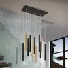 Image de Schuller Valencia Suspension LED Varas à intensité variable, à 11 lampes, doré/noir, métal
