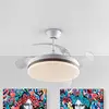 Image de Schuller Valencia Ventilateur de plafond LED Vento blanc/bronze/fumé Ø 100 cm silencieux