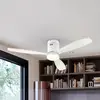 Image de Schuller Valencia Ventilateur de plafond LED Siroco, blanc, Ø 132 cm, silencieux, CCT