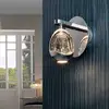 Image de Schuller Valencia Applique murale LED Rocio, métal, verre, à 1 lampe, chrome
