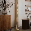 Image de Schuller Valencia Lampe sur pied LED Twist, aluminium, métal, acrylique, doré
