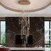Image de Schuller Valencia Suspension LED Colette or rose 14-flg. Ø 60cm Télécommande