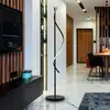 Image de Schuller Valencia Lampe sur pied LED Boa, hauteur 170 cm, noir, métal