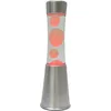 Image de Fisura. - Lampe à Lave LED 7 Couleurs à Effet Relaxant, Changeante de Couleur, Cadeau, 30 cm x 9 cm x 9 cm (Argent)
