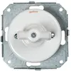 Image de Fontini - Garby Colonial - Double Va & Vient Manette Porcelaine Blanche