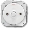 Image de Fontini - Garby Colonial - Poussoir Porcelaine Blanche