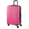 Image de ITACA - Valise Rigide Grande Taille 158 cm - Bagage Soute 23 kg Solide ABS - Trolley Valise Moyenne - Bagage Taille Moyenne. Cadenas à Combinaison ., Fuchsia/Anthracite
