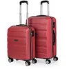 Image de Set De Valise Rigide Avec Roulettes Pivotantes - Set Valise Léger, Grande C