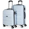 Image de ITACA - Set De Valise Rigide avec roulettes Pivotantes - Set Valise Léger, Grande Capacité, Organisation Astucieuse pour Les Voyages Longs, Blanc