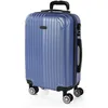 Image de ITACA - Valise Cabine 55x40x20 Rigide Légère à Roulette 4 Roues Pivotantes avec Cadenas à Combinaison Bagage Cabine Idéal pour Voyager en Avion Petite Valise Compacte Compatible avec Ry, Bleu Saphir