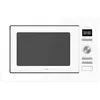 Image de Cecotec Micro-ondes encastrable numérique et tactile GrandHeat 2500 Built-in Touch SteelBlack, 900 W de puissance. 25 L, gril de 1000 W, 8 fonctions préréglées, Minuterie (Blanc)