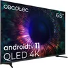 Image de Cecotec QLED 65  Smart TV V1 + Série VQU11065. 4K UHD, Android 11, Frameles Design, MEMC, Dolby Vision and Atmos, Subwofer, HDR10, modèle 2023
