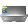 Image de Cecotec Hotte aspirante télescopique de 60 cm Bolero Flux TLM 603500 Inox A. Moteur 70 W, Puissance d'aspiration 350 m3/h, Commande mécanique, 2 niveaux, Lumière et Filtre à charbon, Finition inox.