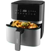 Image de Cecotec Airfryer Cecofry Full Inox Pro 5500. Friteuse sans Huile 5,5 L,1600 W, Diététique, Numérique avec Finitions en Acier inoxydable, 5,5 L de capacité et technologie PerfectCook.