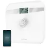 Image de Cecotec Balance Pèse-personne avec bouton-poussoir Surface Precision EcoPower 10200 Smart Healthy White, Verre Trempé, Sans piles, Connectivité Smartphone via Bluetooth, Grand écran LCD, Max 180 kg