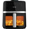 Image de Cecotec Friteuse Sans Huile de 5 L Cecofry Drip 5000 Air Fryer. 1500 W, Spray d'Eau, 8 Menus, Technologie PerfectCook, 80-200ºC, Fenêtre, Lumière Intérieure et Panneau Tactile