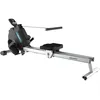 Image de Cecotec Rameur Pliable DrumFit Rower 5500 Regatta. Système de Résistance Magnétique et Différents Niveaux d'Intensité, Volant d'Inertie de 5,5 kg, Écran LCD, Repose-Pieds et roulettes