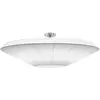 Image de Bover Plafonnier Siam 120, hauteur 36 cm, nickel/blanc