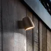Image de Applique d'extérieur LED Bover Nut, terracotta, aluminium/acier