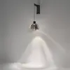 Image de Applique murale LED Bover Drep A/01, gris fumé, verre, 2 700 K