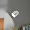 Image de Applique d'extérieur LED Nut de Bover, blanc, aluminium/acier, hauteur 13,5 cm