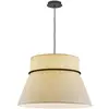 Image de Bover Suspension Folie S, crème/noir, Ø 60 cm