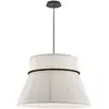 Image de Bover suspension Folie S, blanc/noir, Ø 60 cm, tissu