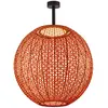 Image de Bover Nans Sphere PF/60 Plafonnier d'extérieur LED rouge