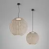 Image de Bover Nans Sphere S/60 suspension d'extérieur LED marron