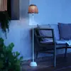 Image de Bover lampe sur pied LED rechargeable Atticus 114, blanc naturel/beige