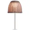Image de Bover lampe de table LED Atticus, blanc naturel/beige, hauteur 50 cm