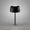 Image de Bover lampe de table LED encastrée Bol, noir mat, hauteur 33 cm