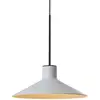 Image de Suspension LED encastrée Platet de Bover, noir/gris, Ø 20 cm