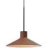 Image de Suspension LED Platet de Bover, noir/terracotta, Ø 20 cm