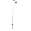 Image de Bover Applique murale Platet A/05, noir/terracotta,142 cm, E14