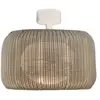 Image de Plafonnier LED Fora de Bover, blanc naturel/beige, Ø 50 cm