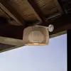 Image de Applique d'extérieur LED Bover Fora A, blanc naturel/beige, Ø 50 cm