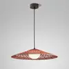 Image de Suspension d'extérieur LED Bover Nans Balis S/55, brun/rouge