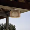Image de Bover Plafonnier d'extérieur Fora, blanc naturel/beige, Ø 50 cm