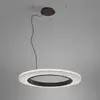 Image de Bover Suspension LED Roda S/90, brun/blanc, Ø 90 cm, 1-10V
