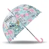 Image de Parapluie Disney Stitch pour Enfants, Design Coloré Bleu et Rose, Poignée Rose