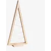 Image de SKLUM Sapin de Noël en Bois de pin Elwood Marron Bois Naturel  60 cm