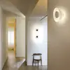 Image de MARSET Aura Applique murale LED, Ø 18 cm, opale