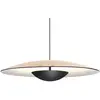 Image de Suspension LED MARSET Ginger Triac Ø42cm chêne/blanc