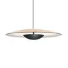 Image de Suspension LED MARSET Ginger Triac Ø32cm chêne/blanc