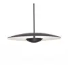 Image de Suspension LED MARSET Ginger Triac Ø32cm wengé/blanc